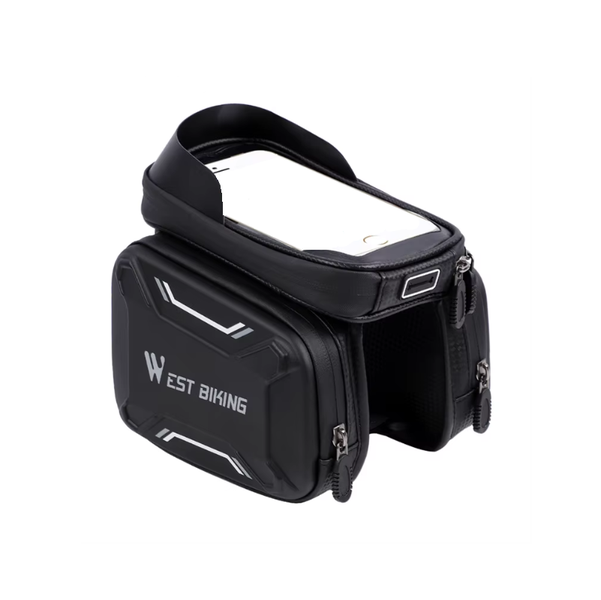 Reptronic Bicycle Hard Shell Case Bag Phone Holder Waterproof Touch Screen