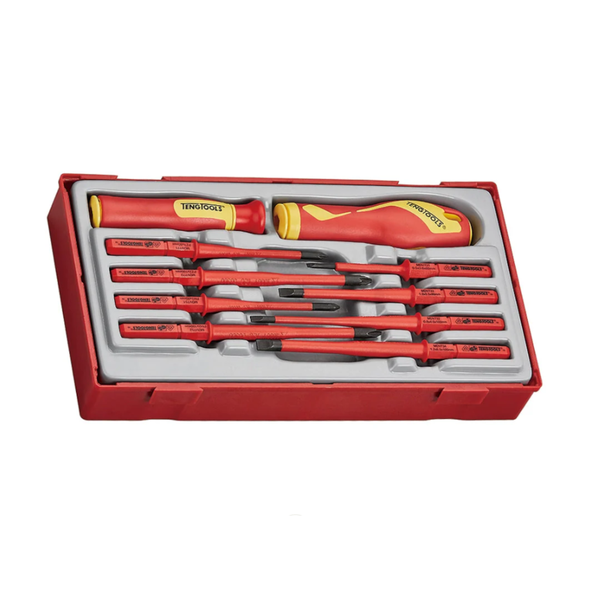 TengTools - Screwdriver Set 1000 Volt 10 Pieces - TTV710N