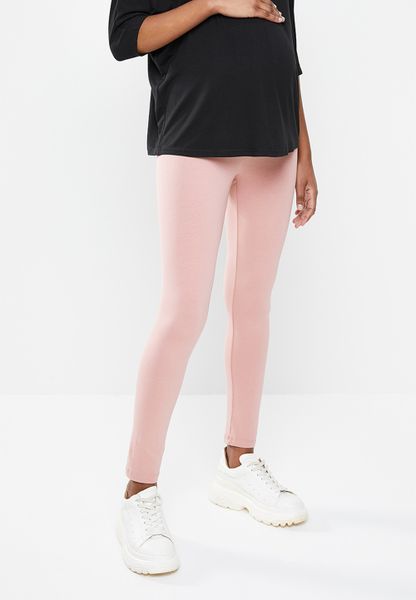 Women's Missguided Maternity Legging With Waistband - Rose