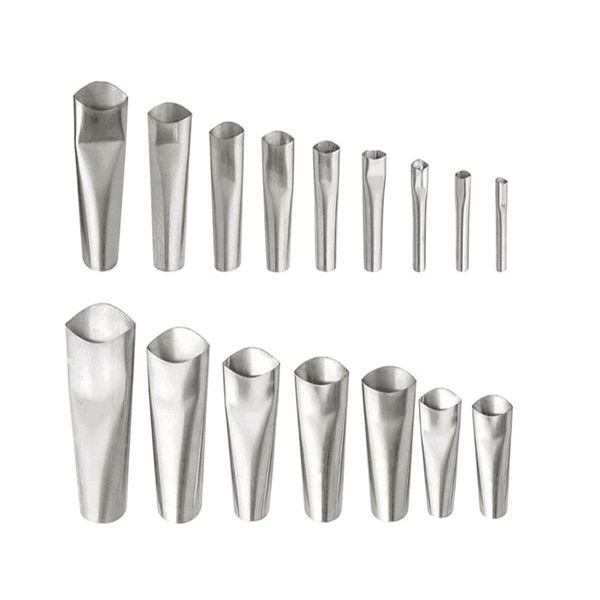 14-Piece Duckbill Type Stainless Steel Glass Glue Gun Glue Artifact