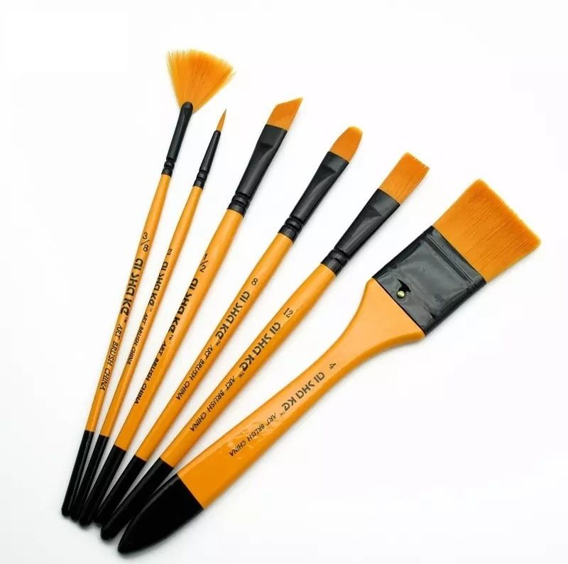 Soft Anti Shedding Paint Brushes Set Of 6 Brushes Shop Today Get   S Zoom.file