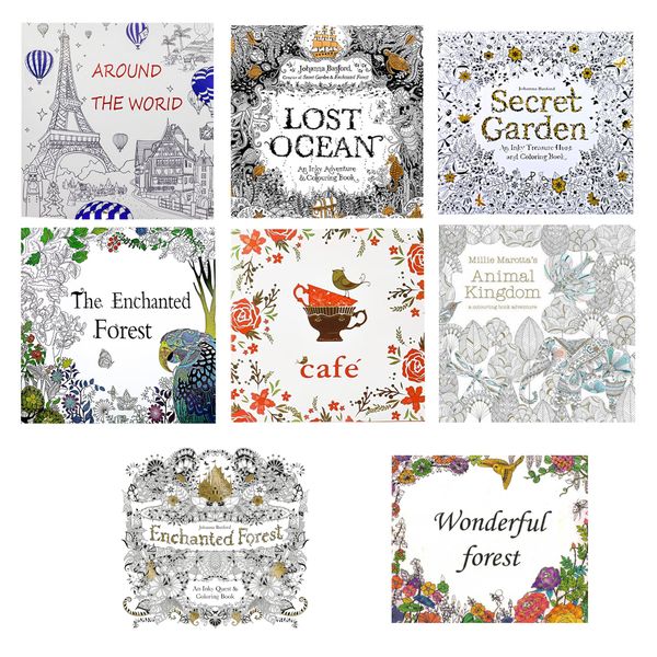 8Books Set- An Inky Adventure and Coloring Book