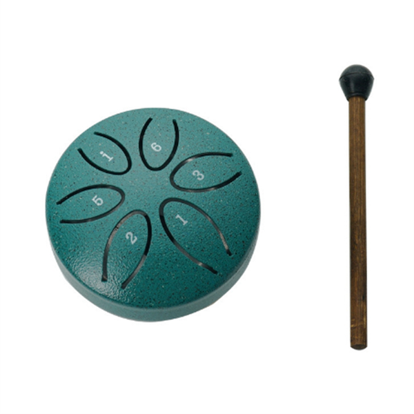 Mini Ethereal Drum 3-Inch 6-Note Steel Tongue Drum Handpan Drum