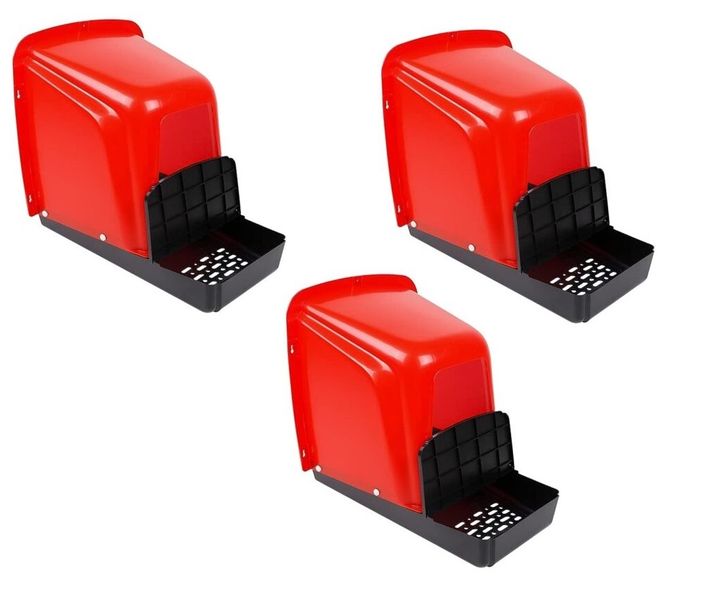 Orange Chicken Nesting Boxes - pack of 3