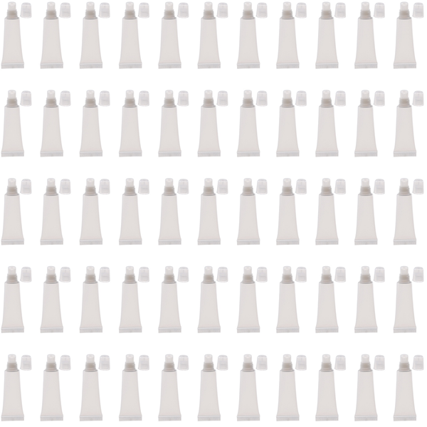 50 Pack 10Ml Lip Gloss Tubes Empty Lotion Refill Tubes Squeeze Tubes