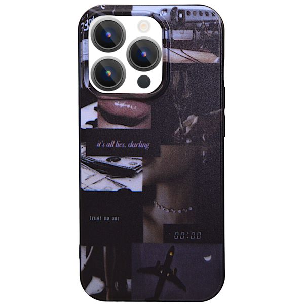 Boujee - Phone Case with Black Rim - Iphone 15 Pro