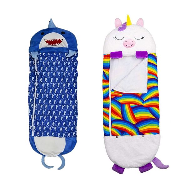 2 in 1 Cute Dog Design Play Pillow &amp; Sleeping Bag - Yellow