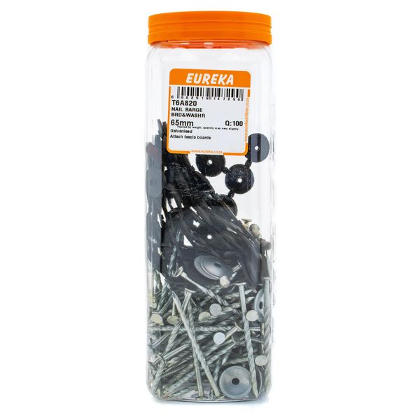 EUREKA Barge Nails &amp; Washers 65mm Q:100 T6A820
