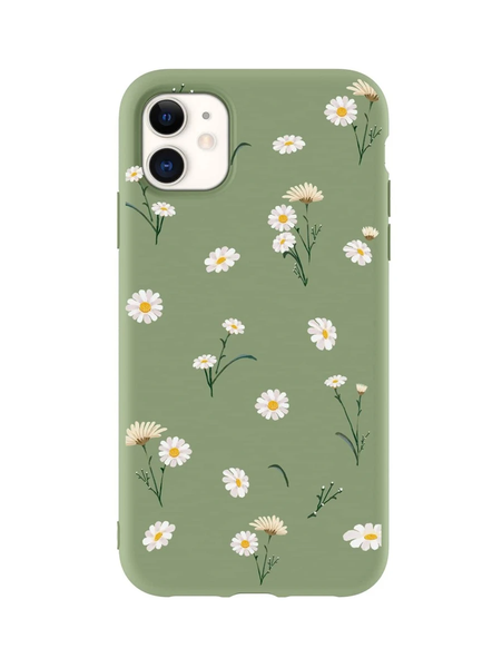 iCACY - Phone Case for iPhone 11 - Daisy Green