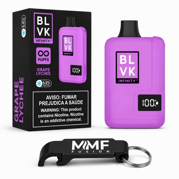 BLVK MMF Infinity 100k Puffs Disposable Vape - Grape Lychee (5 Devices)