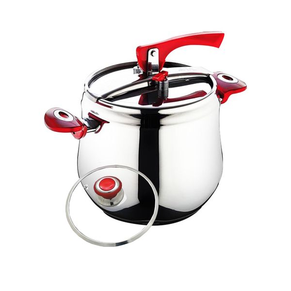 Lines Special Pressure Cooker - Red 8L
