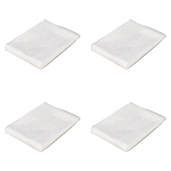 400Pcs Frosted Cute Dots Plastic Pack Candy Cupcake Gift Bag 10Cm