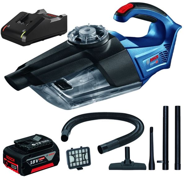 Bosch - Cordless Vacuum Cleaner incl Accessories with 5Ah Battery &amp; Charger