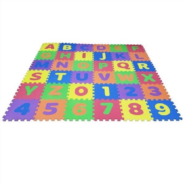 36 Pieces EVA Foam Educational Puzzle Numbers + Letters Play Floor Mat