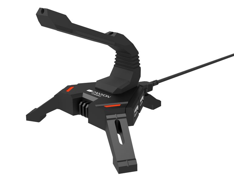 Canyon Gaming Bungee Flexible Silicone Arm 4 port USB Hub Red LED