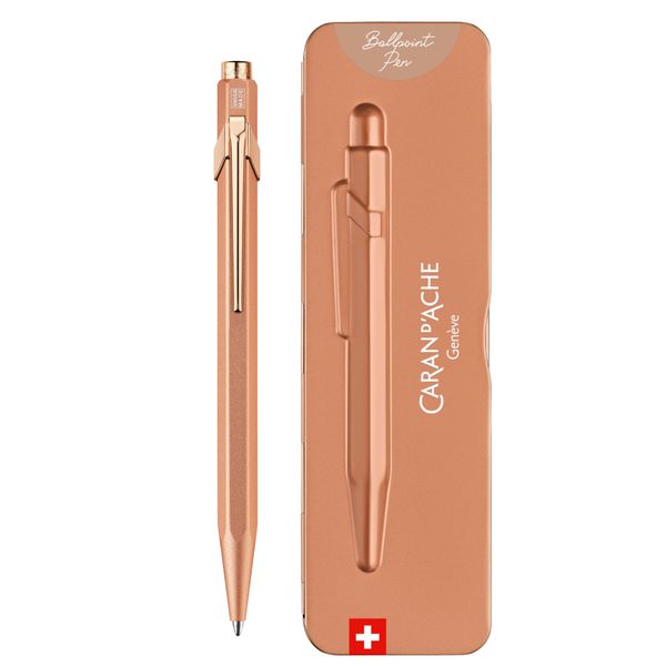 Caran D'Ache 849 BRUT ROSE ballpoint pen