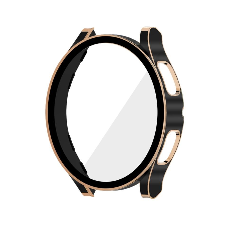 40mm Hard Case with Glass for Samsung Galaxy Watch 4 Black/Rose Gold