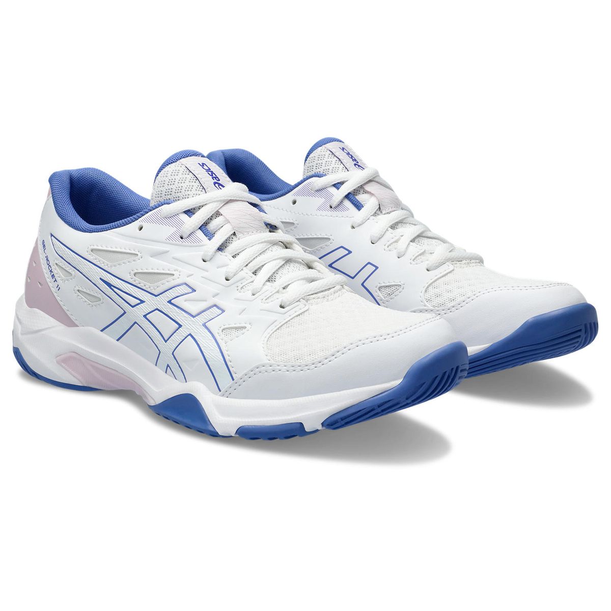 Asics Women's GelRocket 11 Squash Shoes White/Sapphire Shop Today