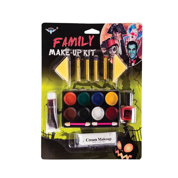 Bulk Pack x 3 Dress Up Face Paint Family Setpcs Per Pack