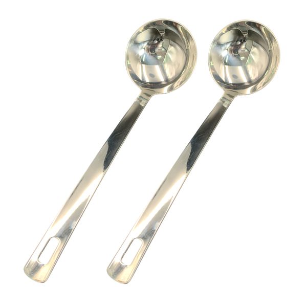 Quality Stainless Steel Infinity Soup Ladle 2 Piece 33cm
