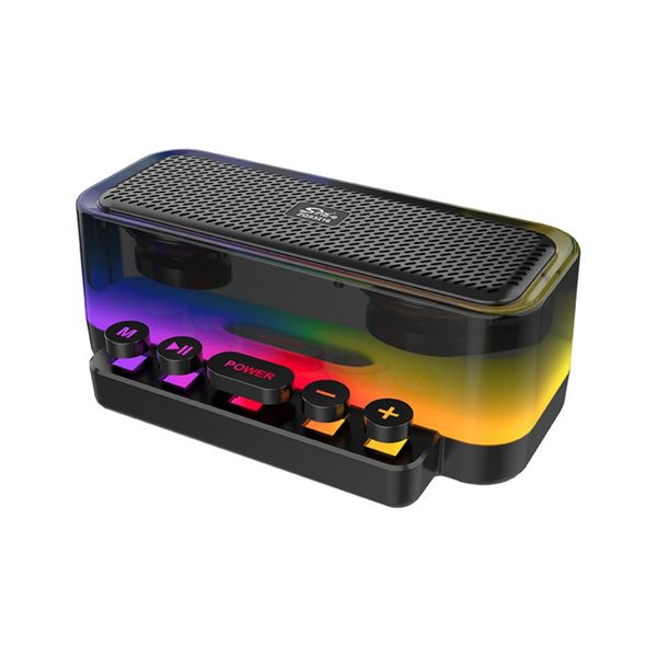 ZQS3216 Portable Bluetooth Outdoor Party Speaker With RGB Light - Black