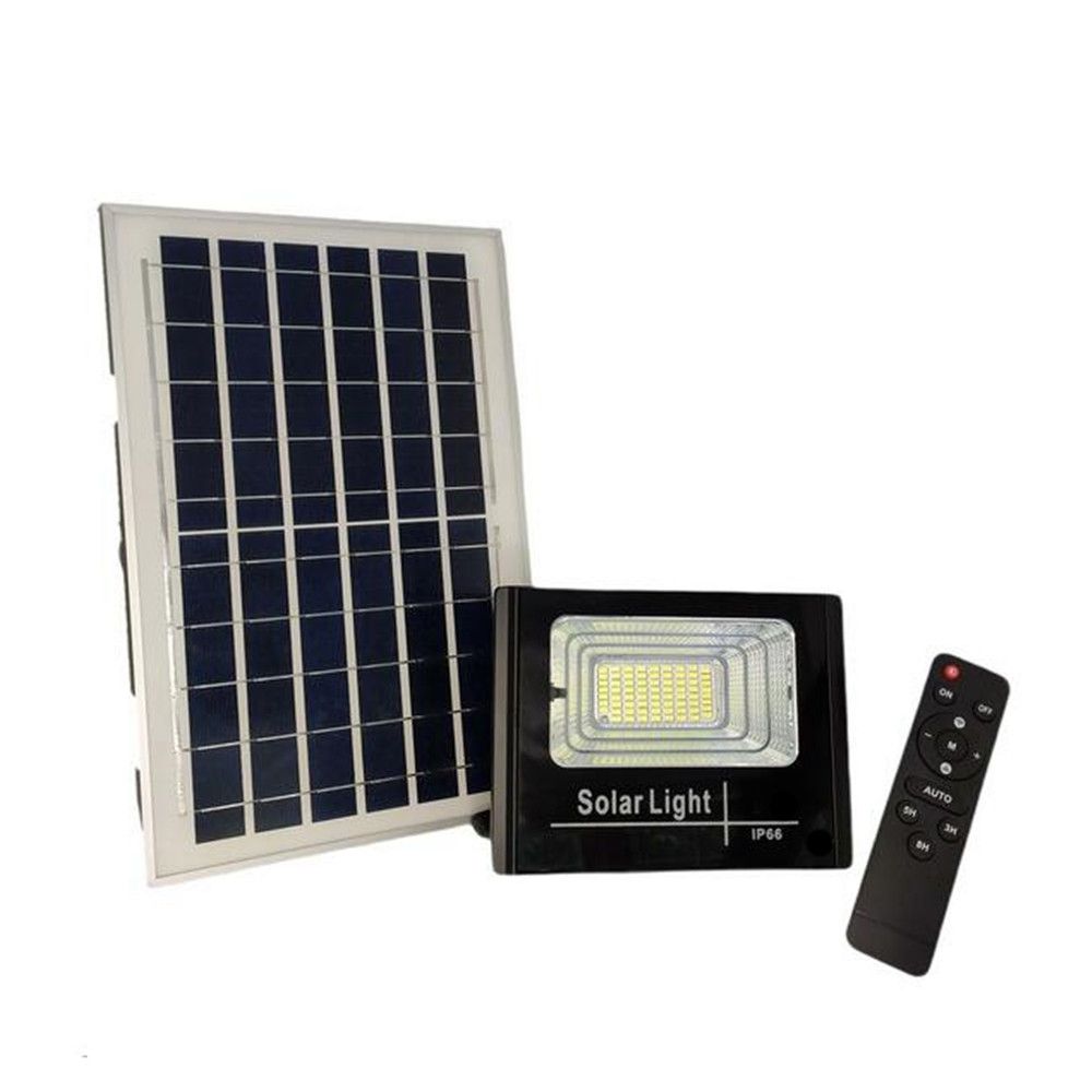 Led Solar Powered Outdoor Indoor Split Floodlights 25W Solar Flood ...