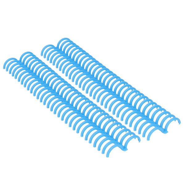 Plastic Binding Rings 30 Hole 22mm, Wear Resistant, Blue
