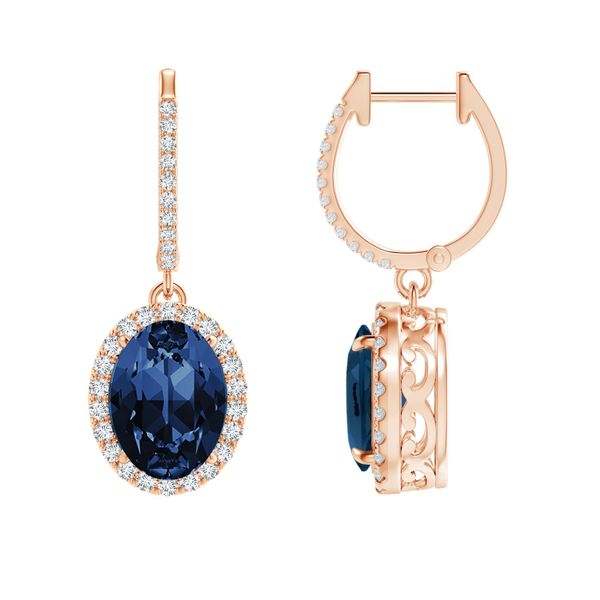 Civetta Spark Amora Earring - Swarovski Montana Crystal Rose