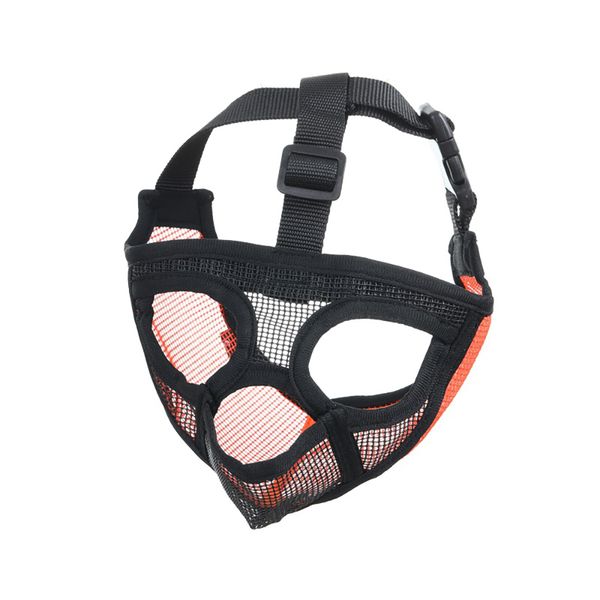 Adjustable Breathable Bulldog Muzzle Dog Mask for Biting Chewing Barking