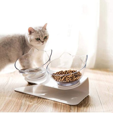 Elevated Double Feeding Bowl for Cats Shop Today. Get it Tomorrow takealot