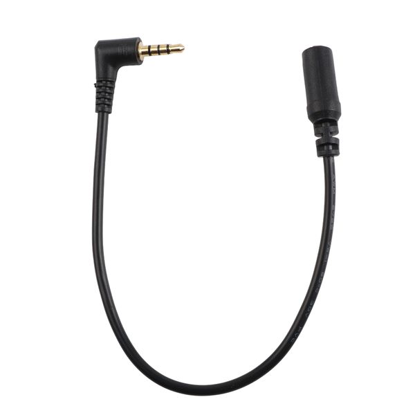 3.5mm Male-Female Cable, 25.5cm, Microphone Adapter