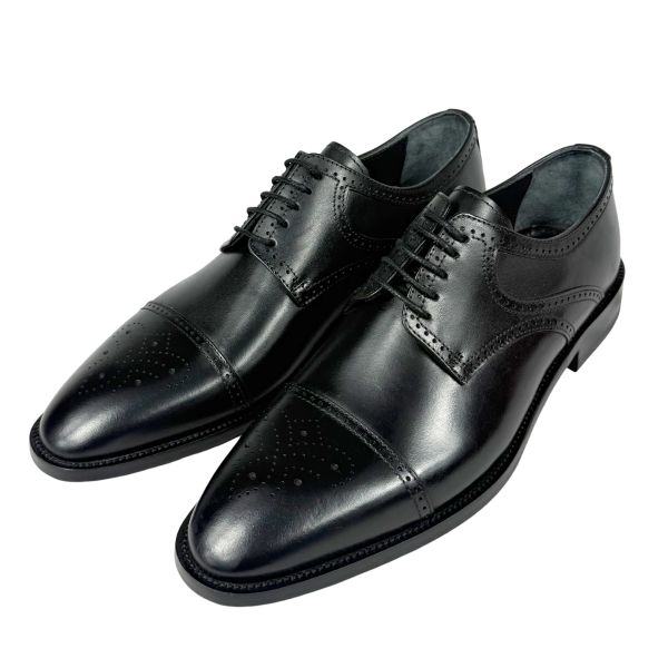 Florsheim Imperial Biga Black Calf Leather Shoe - Premium Formal Lace-Up
