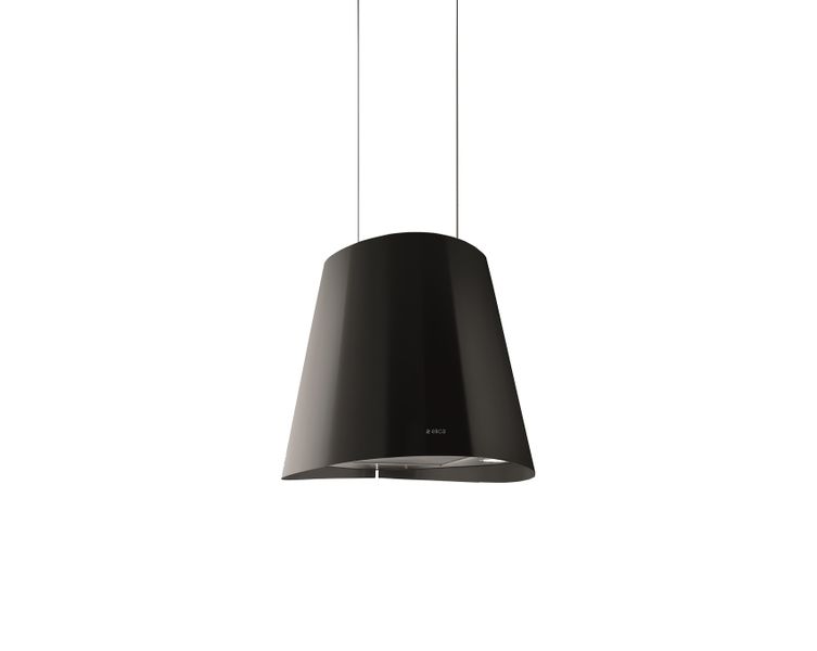 Elica 50cm Juno Island Cookerhood - Black