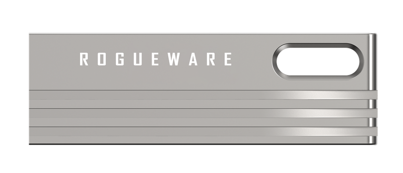 Rogueware U280-U2 128GB Metal Capless USB 2.0 Flash Drive - Silver