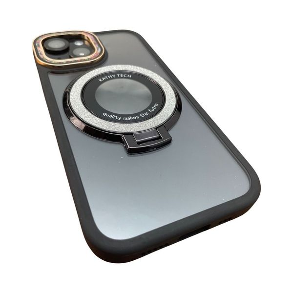 Black TPU Magnetic Protective Case For iPhone Series 14