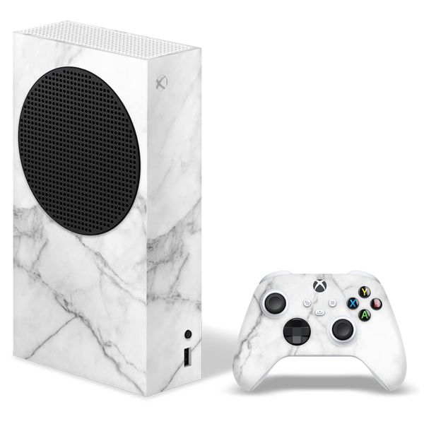Decal Skin Compatible with Xbox Series X - White Marble (Decal Only)
