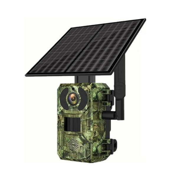 4G Solar 3MP Trail Camera Outdoor with PIR Motion &amp; Night Vision