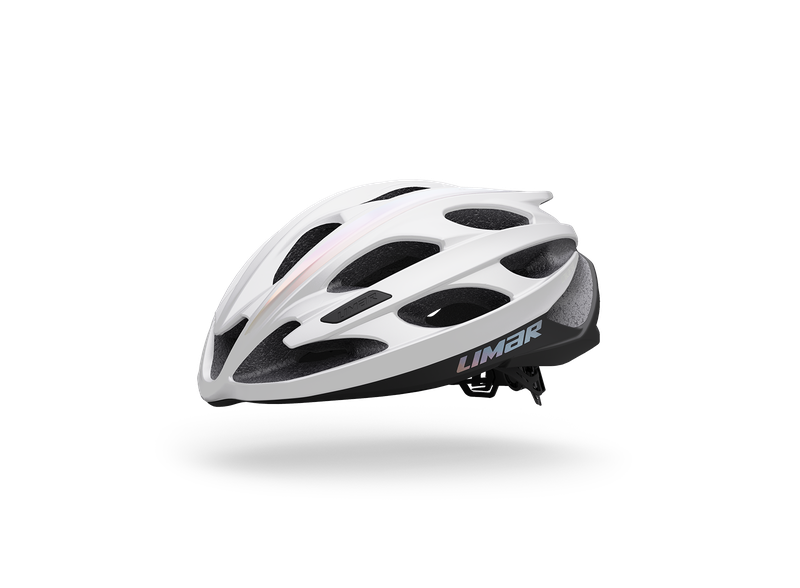 Limar - Ultralight Evo Iridescent Cycling Helmet with LED Light - White