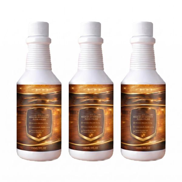 Professional Wood Floor Restorer &amp; High-Shine Polish - 3-Pack