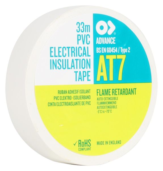 Advanced Tapes (AT7 GREEN 33M X 19MM) Electrical Insulation Tape, 19mmx33m