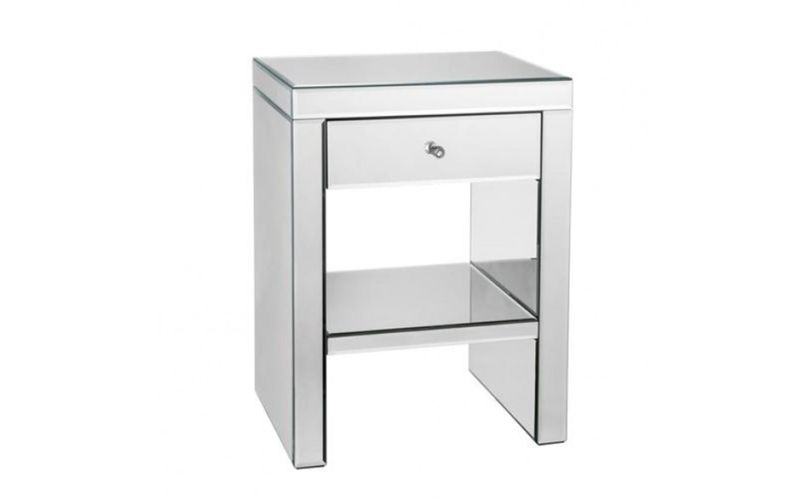 Miami Mirror Pedestal 1 Drawer