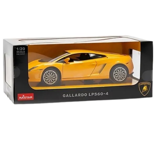 Rastar - 1:20 Lamborghini Gallardo - LP560-4 Yellow Diecast Model Car