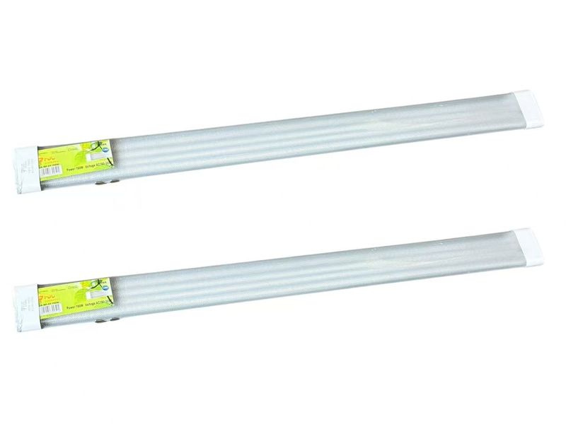 FJC Prismatic diffuser LED Batten lamp 1.2M 100W - Pack of 10
