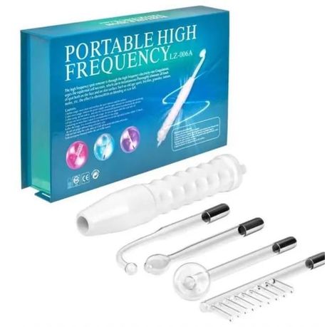 Portable High-Frequency Facial Ozone Handheld Treatment Wand Kit Image