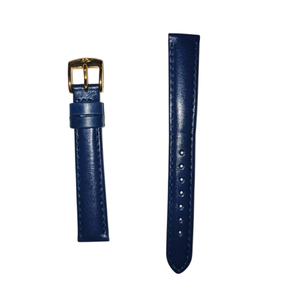 14mm Navy Blue Calf Skin Watch Strap