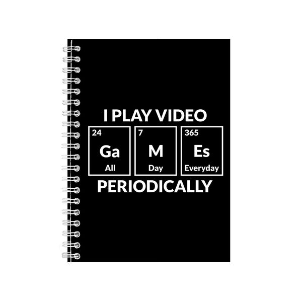 Video Games Notebook Gamer Gift Idea Writing Book A4 Notepad Pad 22