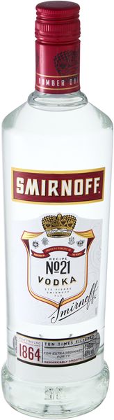 Smirnoff No. 21 Premium Vodka - 750ml