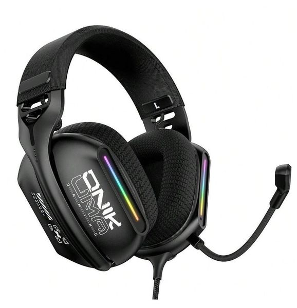 ONIKUMA - X12 - Noise Isolation Gaming Headphones With RGB Lighting - Black
