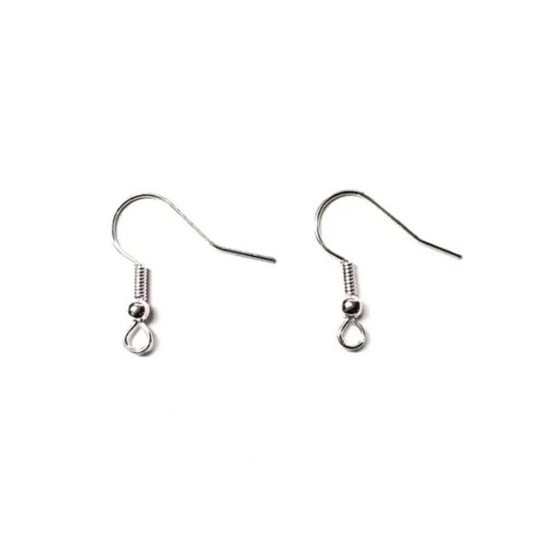 With Love Silver Earring Hook Jewellery Finding