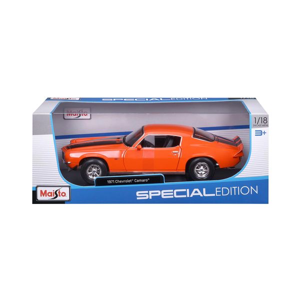 Maisto-1/18 1971 Chevrolet Camaro Z28 - Orange